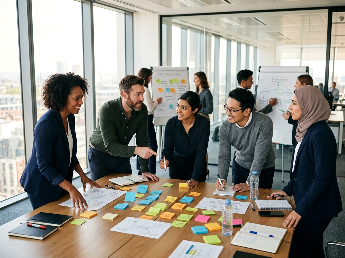 Roche team collaborating